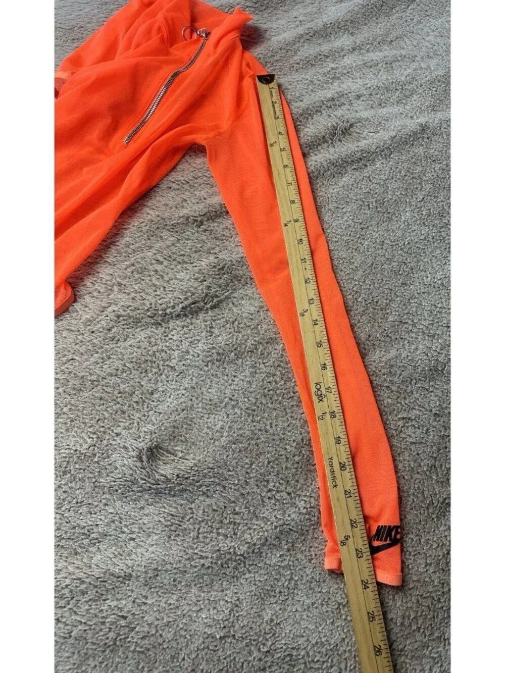 NIKE ICON CLASH MESH WOMEN’S BODYSUIT ORANGE